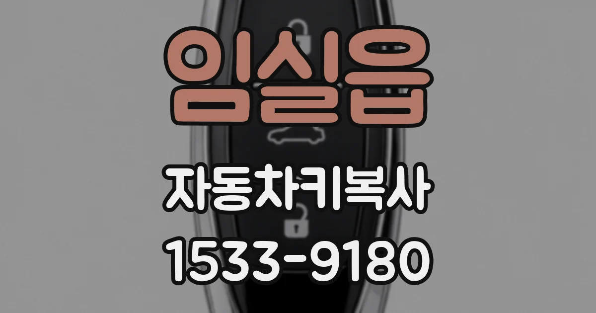 임실읍 자동차키복사