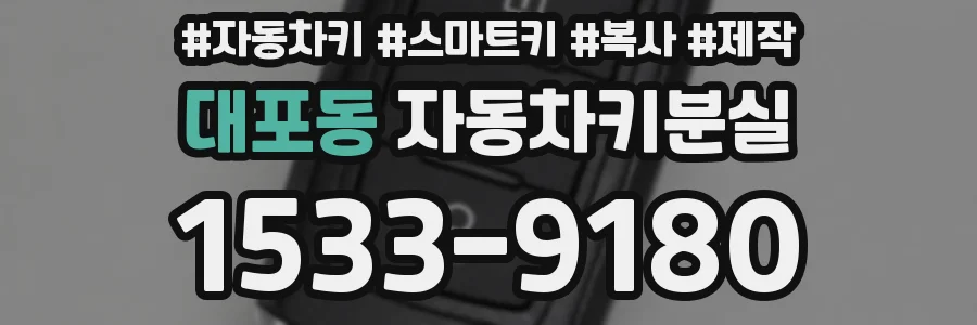 대포동 자동차키분실