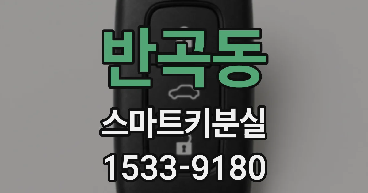 반곡동 스마트키분실