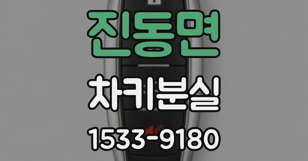 진동면 차키분실