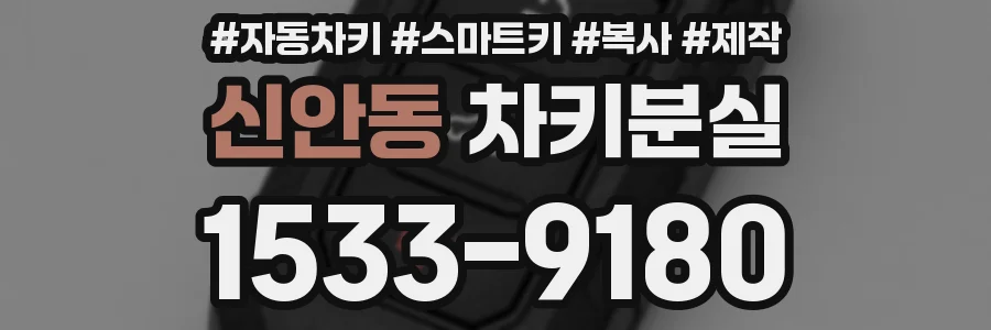 신안동 차키분실
