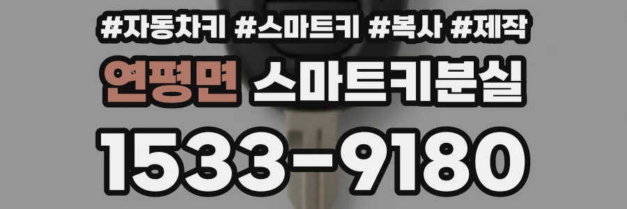 연평면 스마트키분실