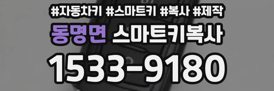 동명면 스마트키복사