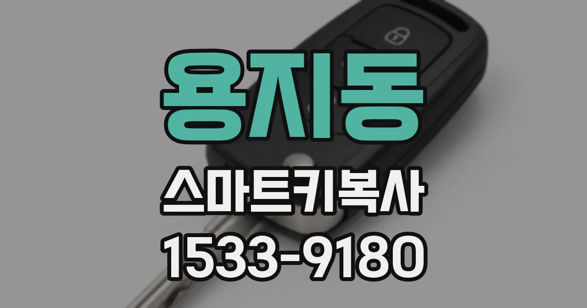 용지동 스마트키복사