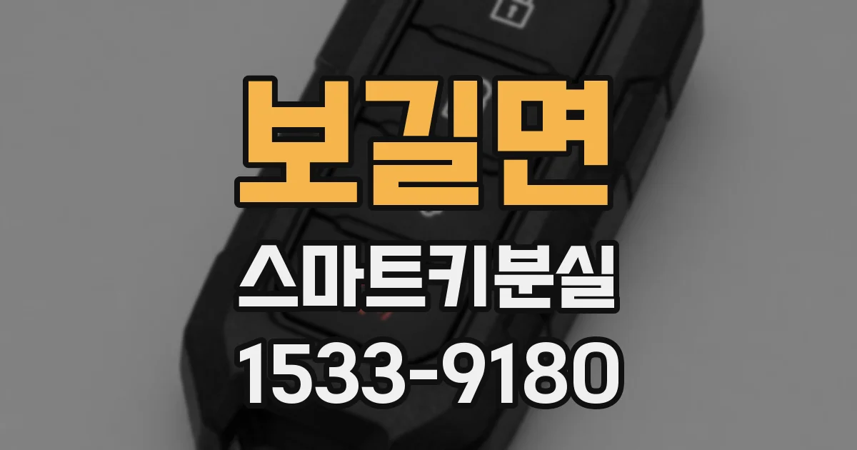보길면 스마트키분실