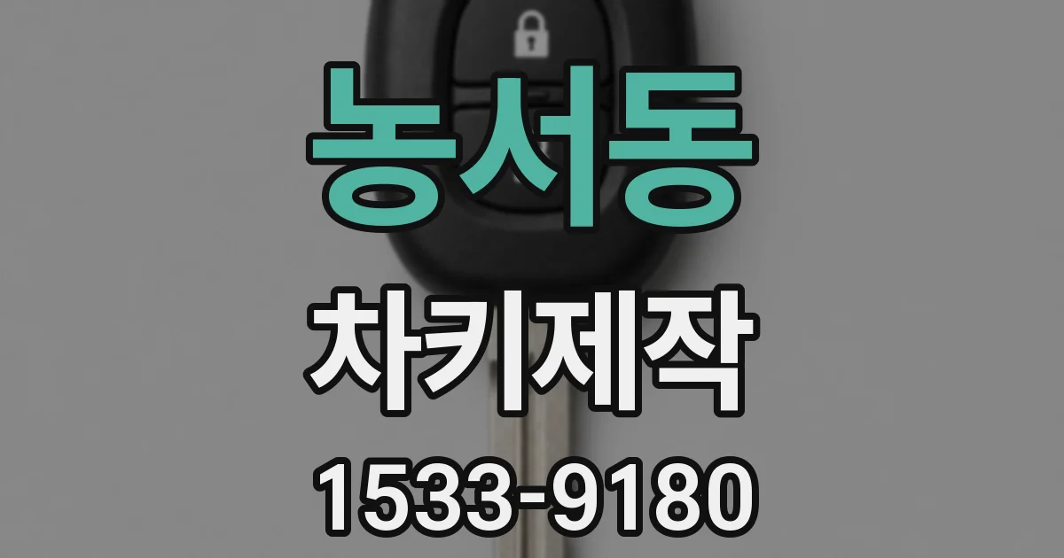 농서동 차키제작