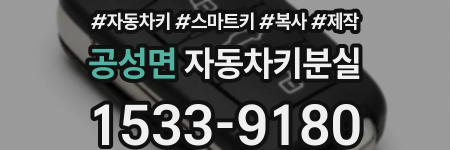 공성면 자동차키분실