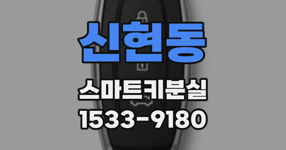 신현동 스마트키분실