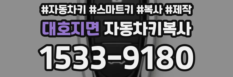대호지면 자동차키복사