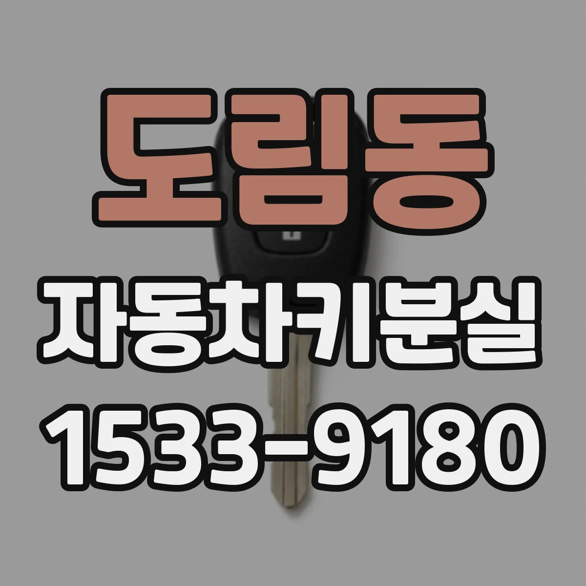 도림동 자동차키분실
