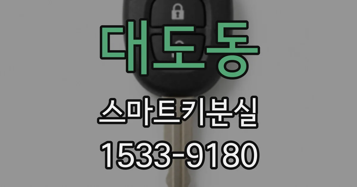 대도동 스마트키분실