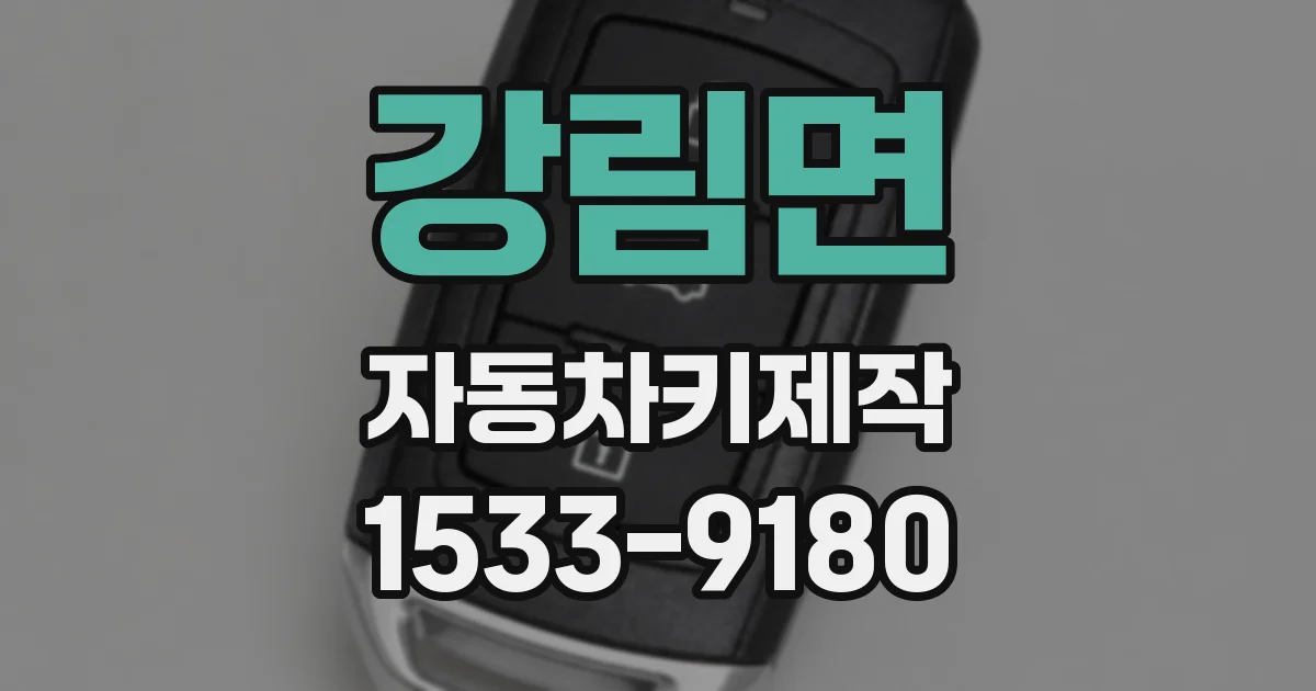 강림면 자동차키제작