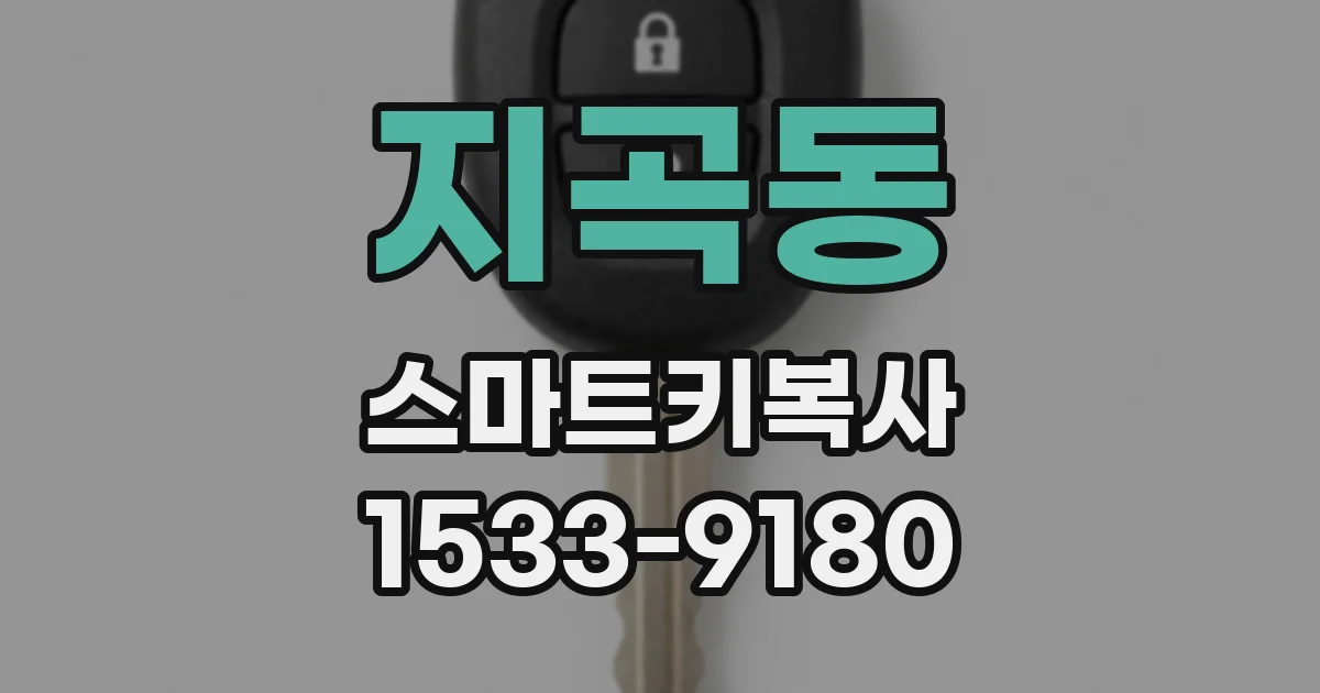 지곡동 스마트키복사