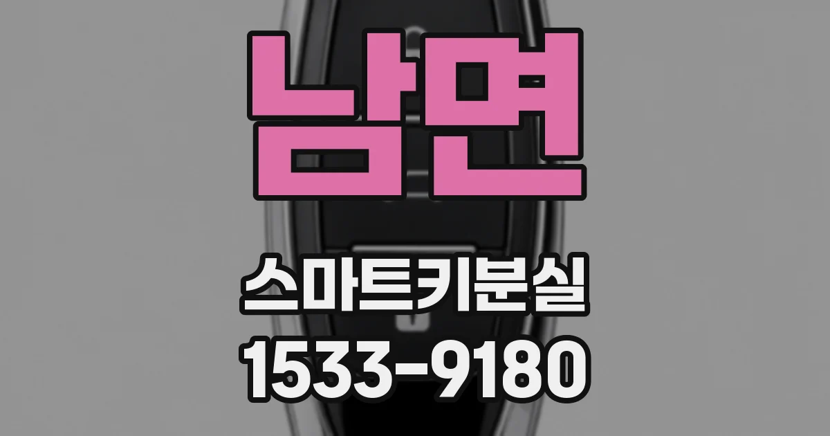남면 스마트키분실