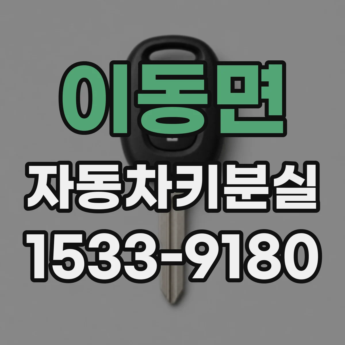 이동면 자동차키분실