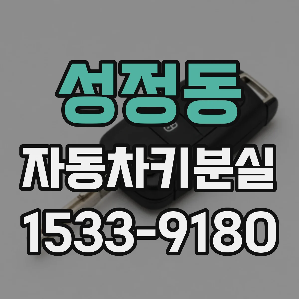 성정동 자동차키분실