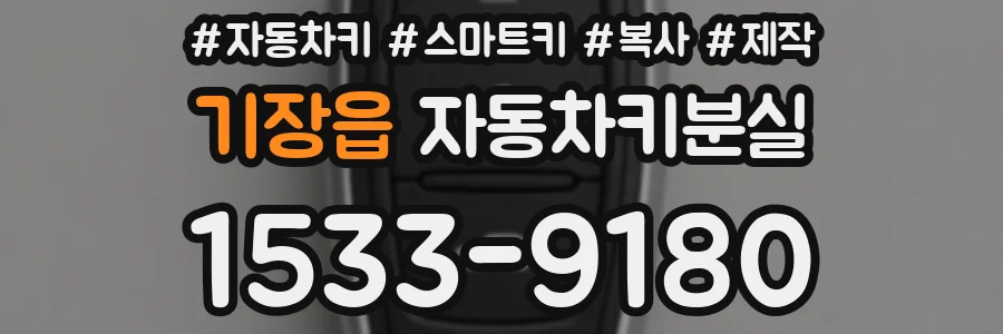 기장읍 자동차키분실