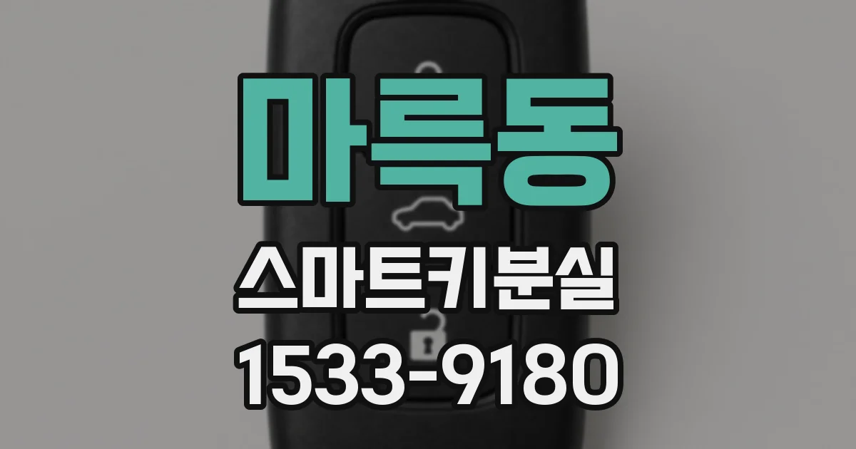 마륵동 스마트키분실
