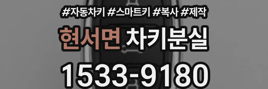현서면 차키분실
