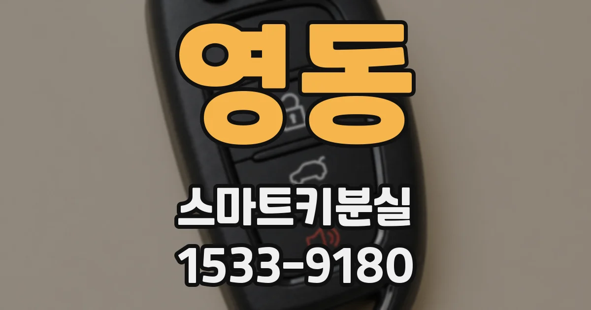 영동 스마트키분실