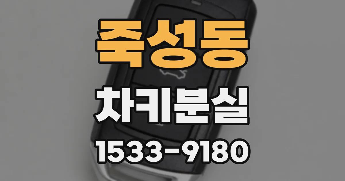 죽성동 차키분실