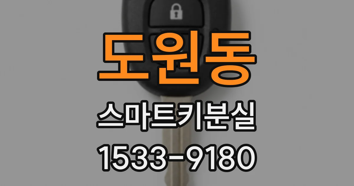 도원동 스마트키분실