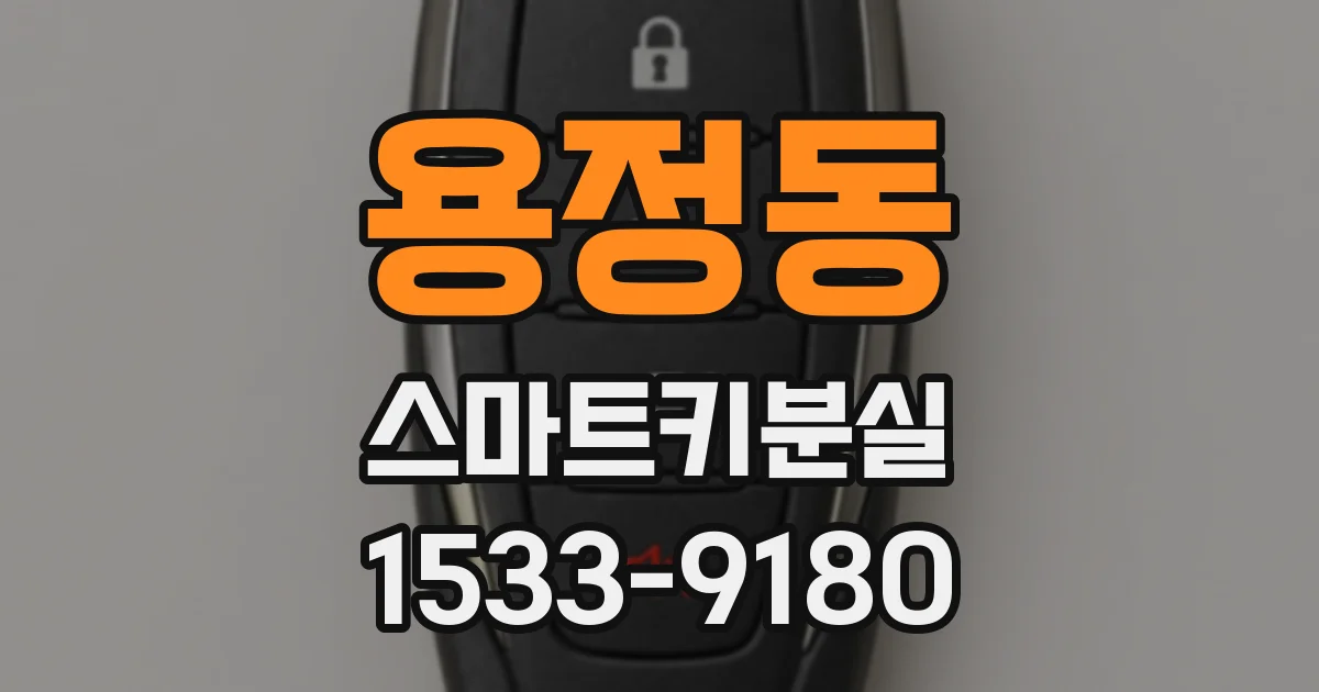 용정동 스마트키분실
