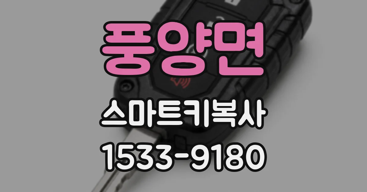 풍양면 스마트키복사