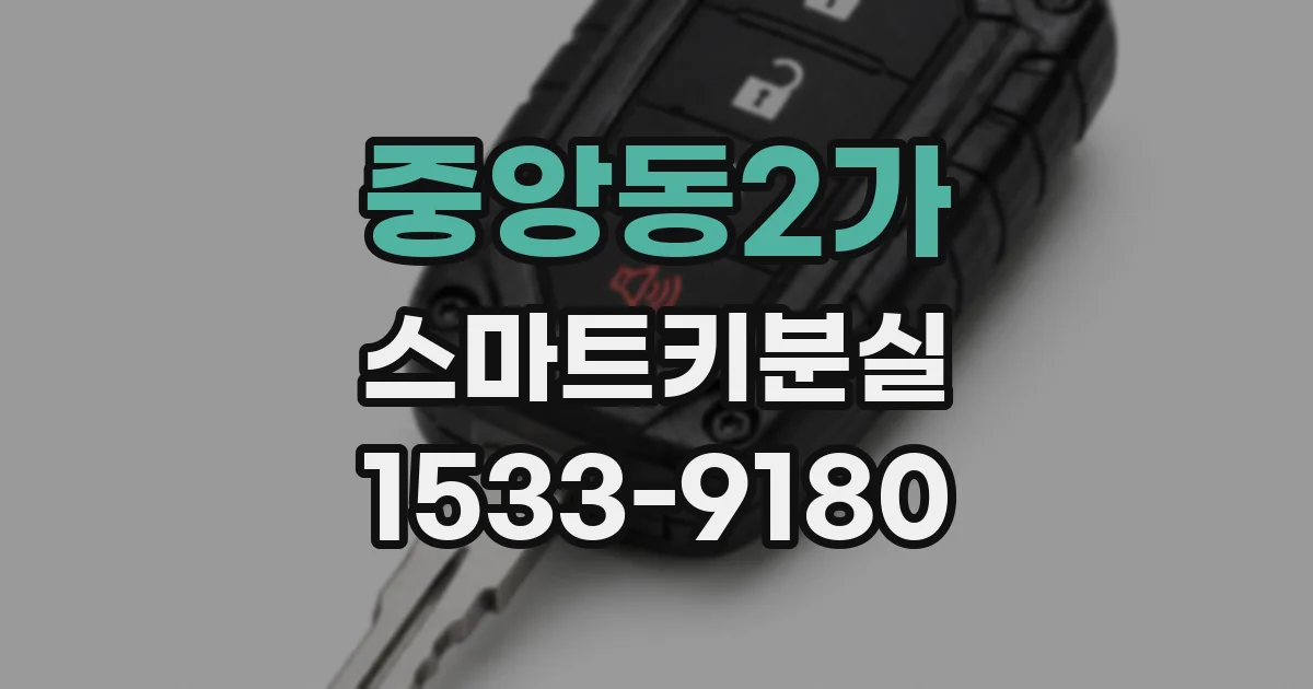 중앙동2가 스마트키분실
