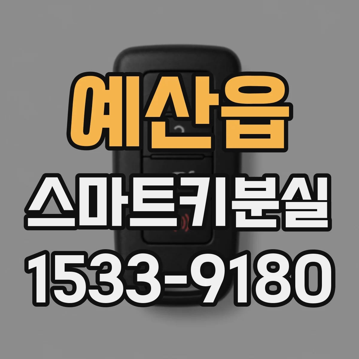 예산읍 스마트키분실