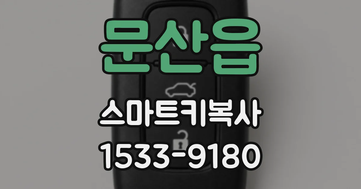 문산읍 스마트키복사