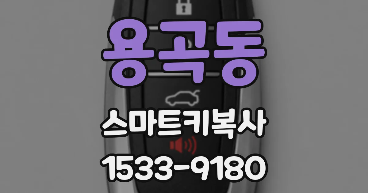 용곡동 스마트키복사