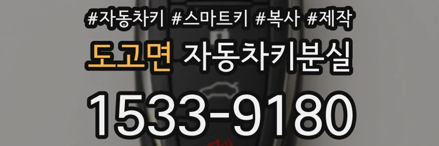 도고면 자동차키분실