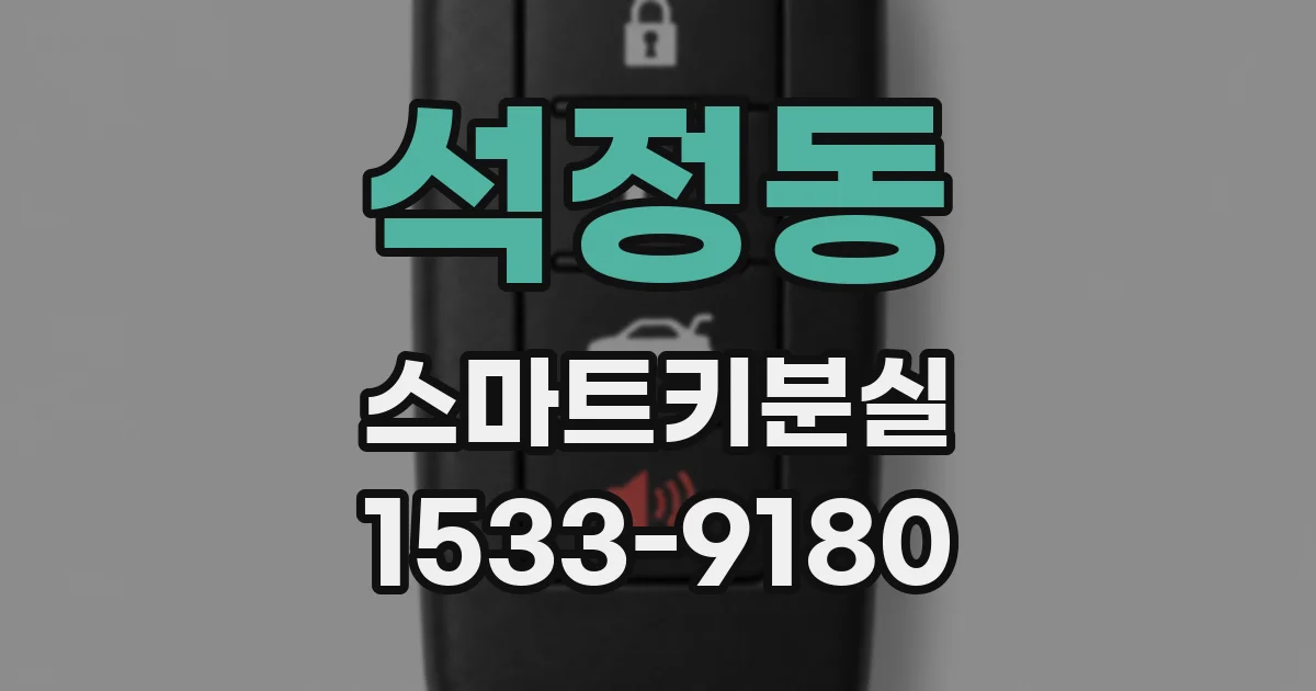 석정동 스마트키분실