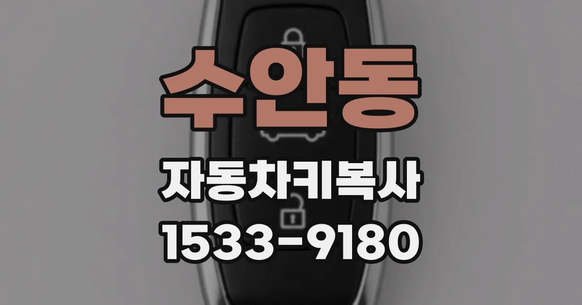 수안동 자동차키복사