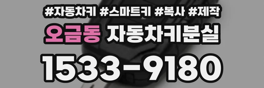 오금동 자동차키분실