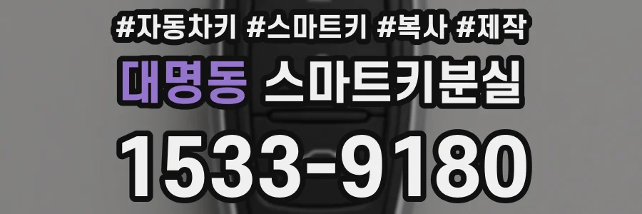대명동 스마트키분실
