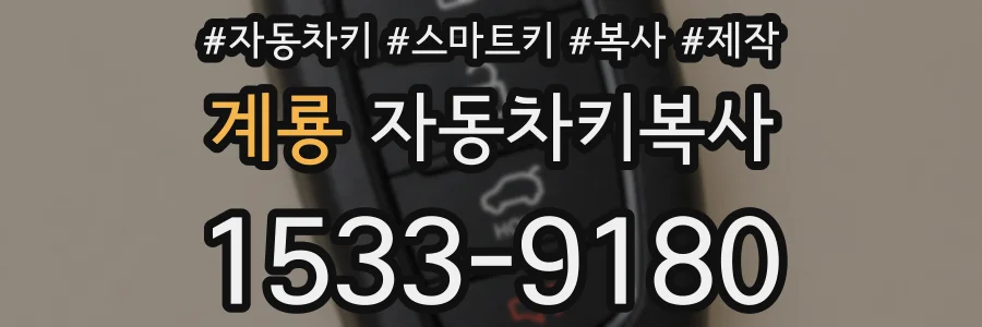 계룡 자동차키복사