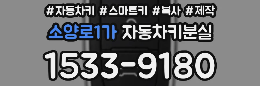 소양로1가 자동차키분실