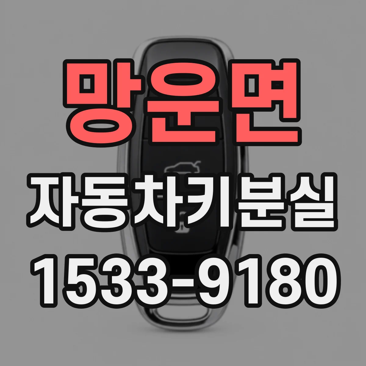 망운면 자동차키분실