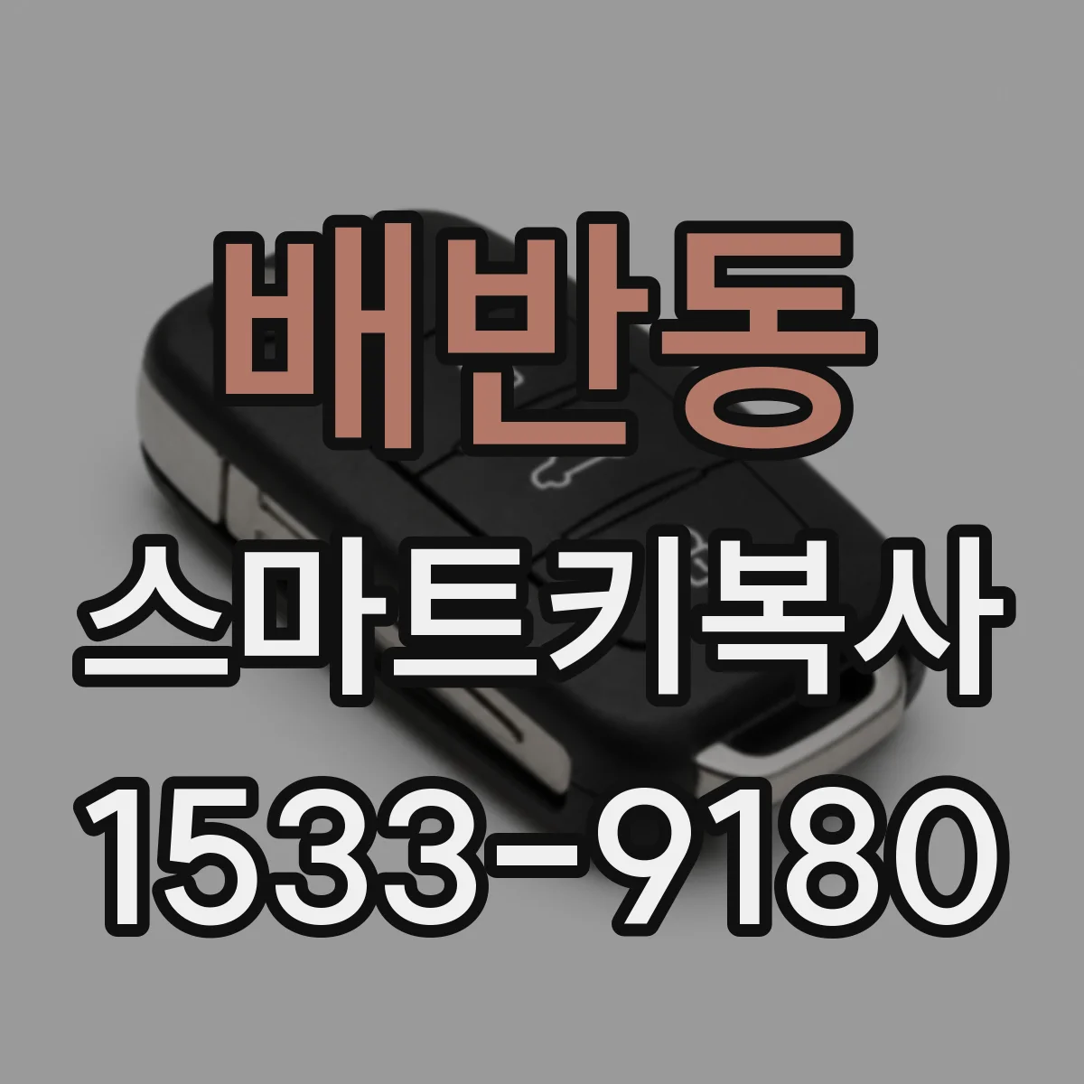 배반동 스마트키복사