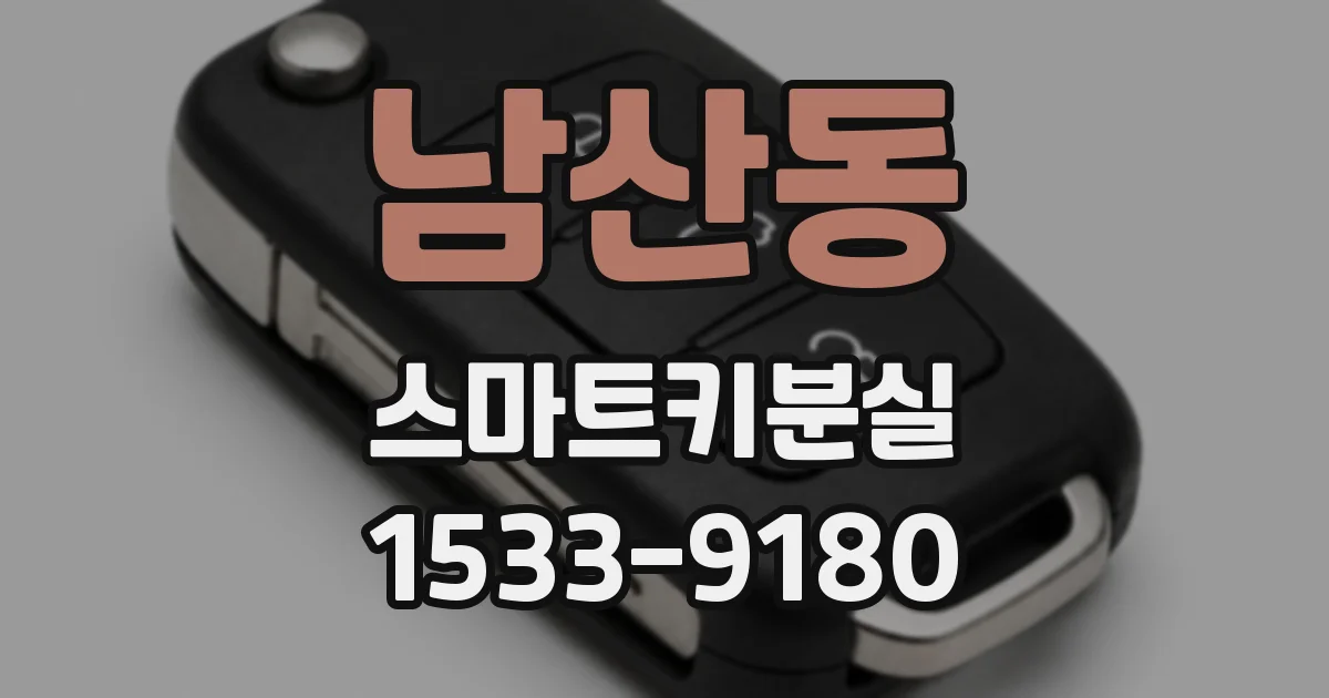 남산동 스마트키분실