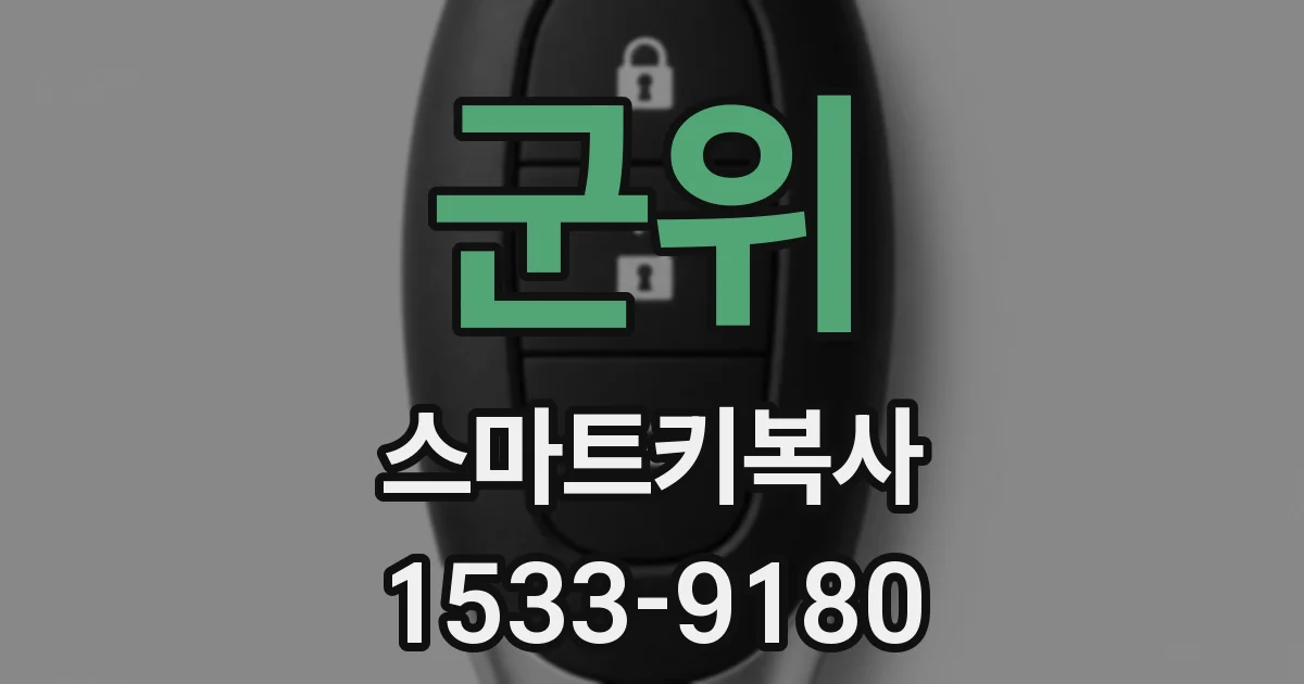 군위 스마트키복사
