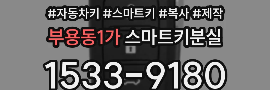 부용동1가 스마트키분실