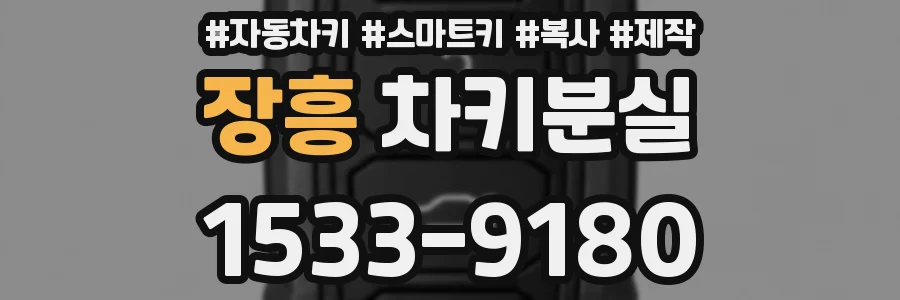 장흥 차키분실