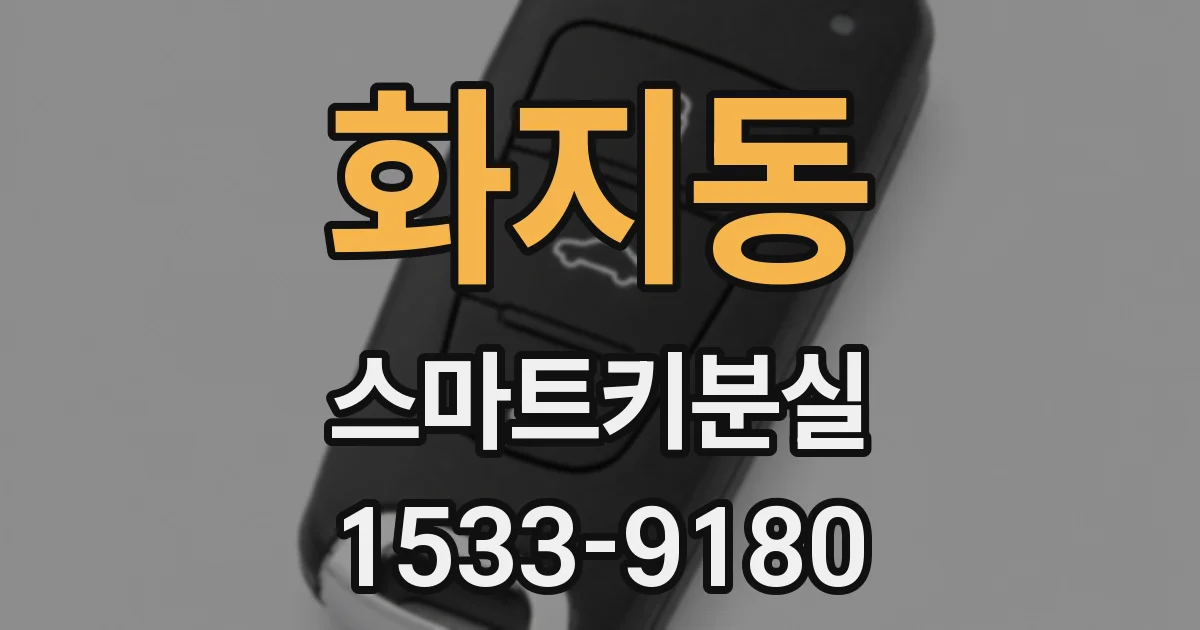 화지동 스마트키분실