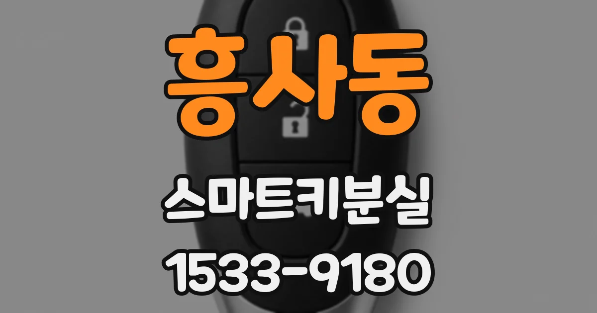 흥사동 스마트키분실