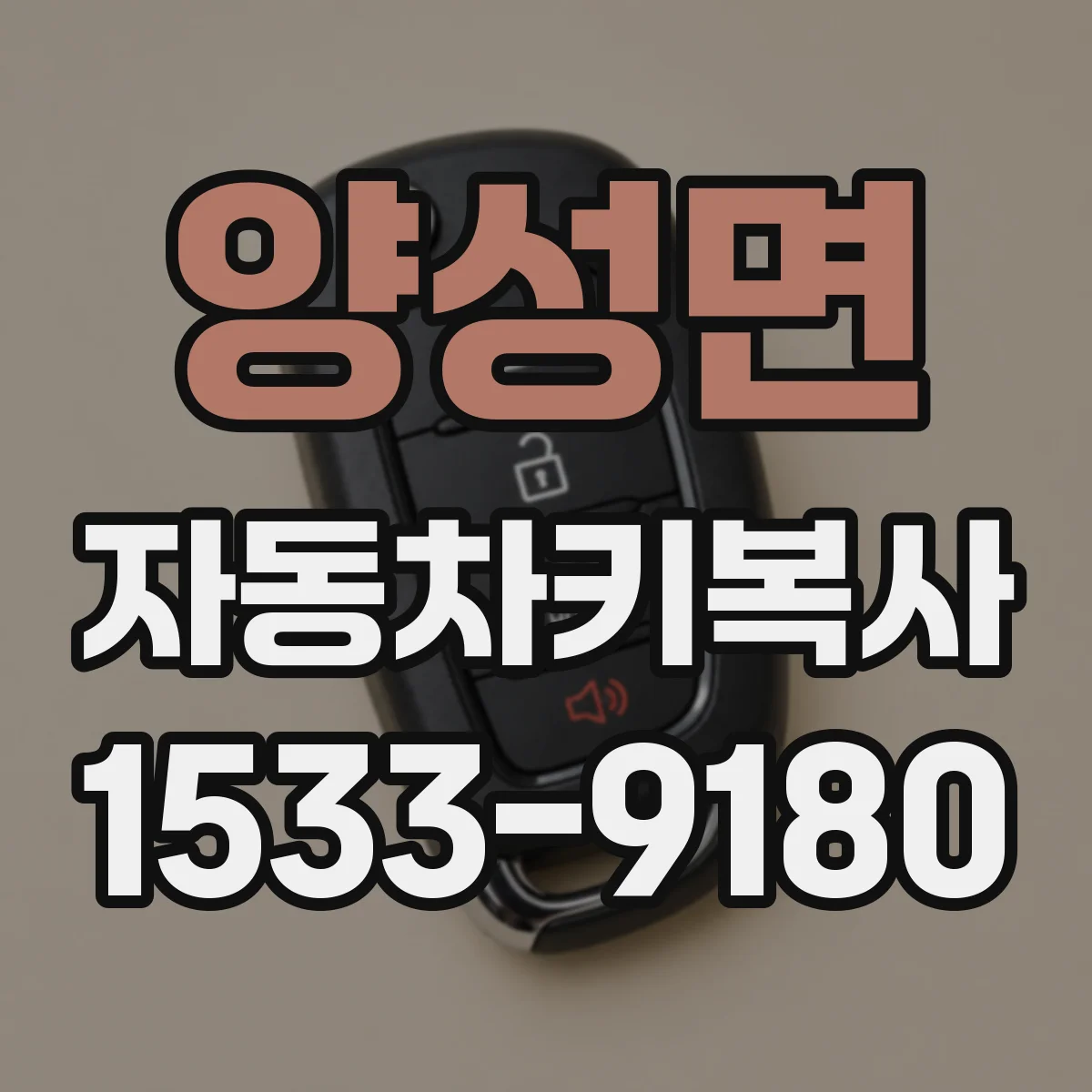 양성면 자동차키복사
