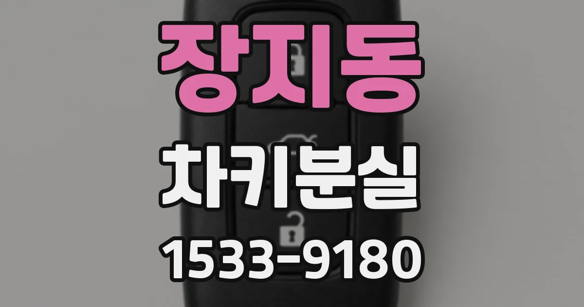 장지동 차키분실