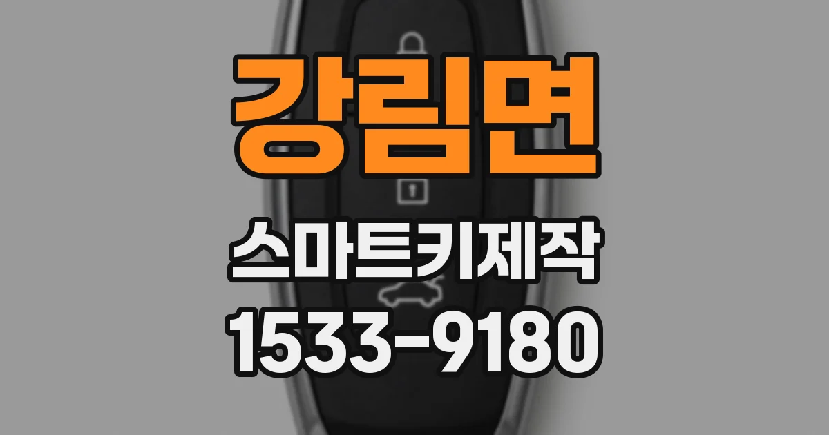 강림면 스마트키제작